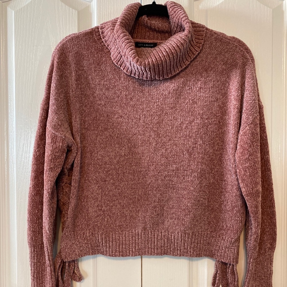 Luv & Bloom cowl neck cardigan size M